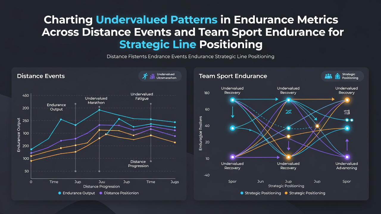 Endurance metrics visualization showing pace distribution charts across marathon and soccer match data points