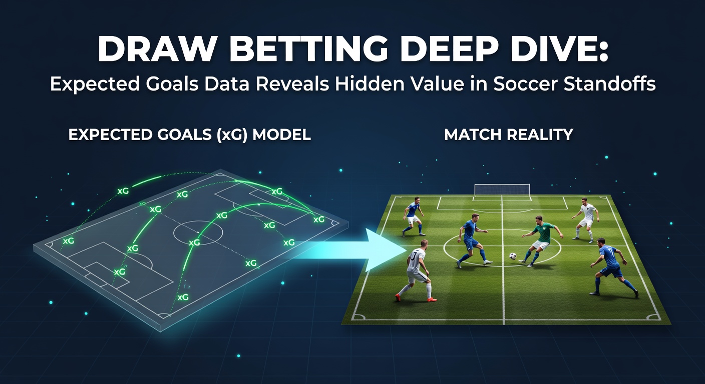 Visualization of expected goals timelines from recent Premier League draws, highlighting balanced low-xG matchups