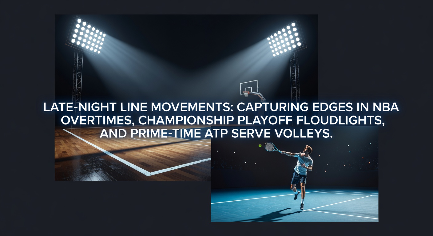 Chart illustrating sharp late-night odds shifts during NBA playoff overtimes and ATP prime-time matches