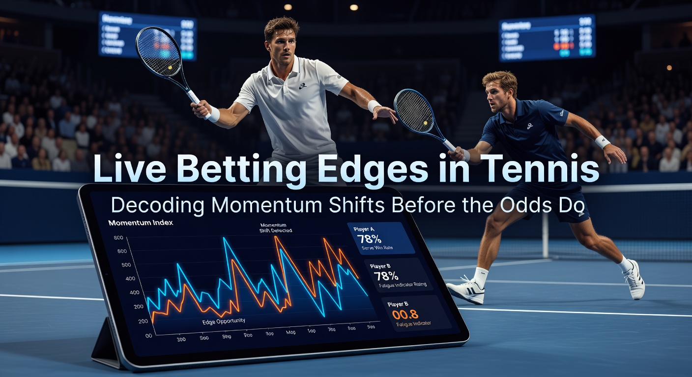 Tennis player mid-serve on clay court during a high-stakes match, highlighting intense live action