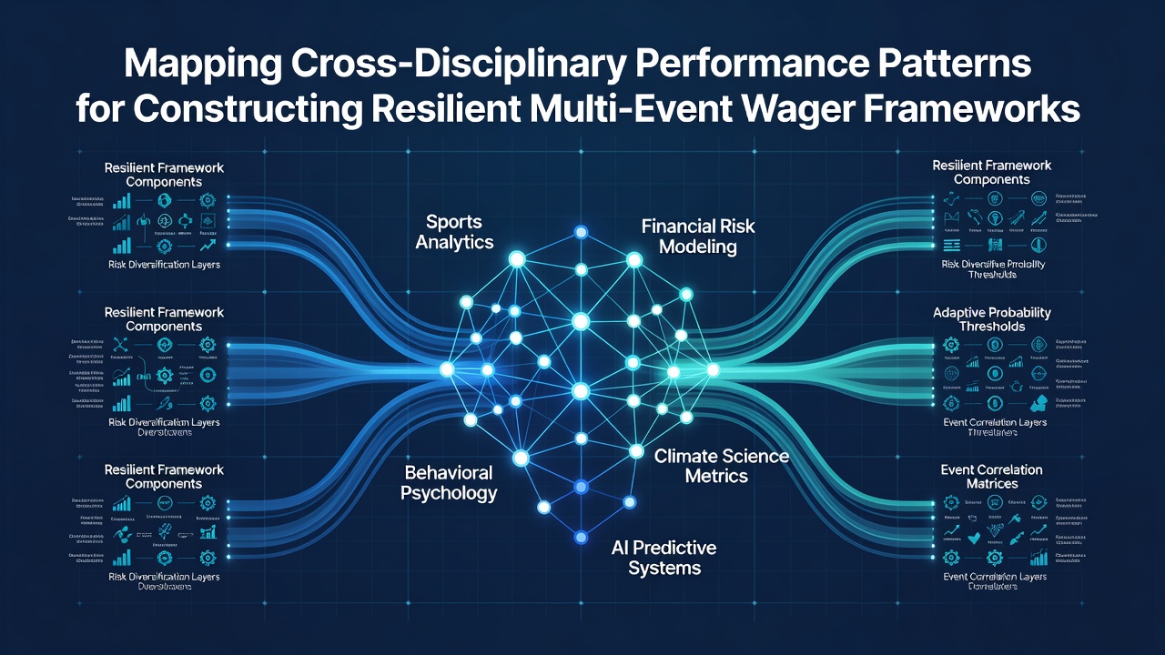 Visual representation of cross-disciplinary performance data mapping across multiple sports for wager framework construction