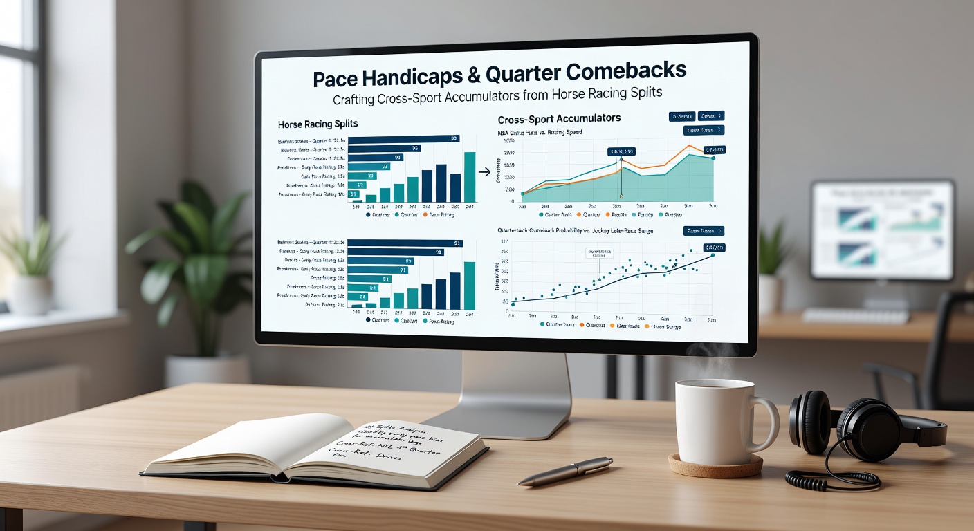 Visual breakdown of a basketball quarter comeback integrated with horse pace handicap graph